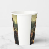 De Mona Lisa Leonardo da Vinci Papieren Bekers (Links)