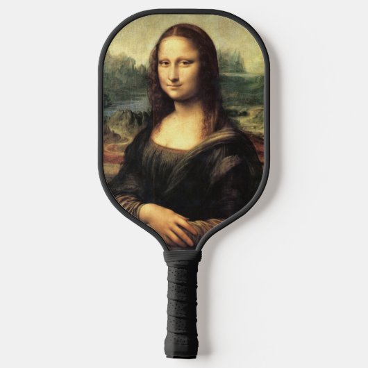 De Mona Lisa Leonardo da Vinci Pickleball Paddle (Achterkant)