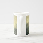 De Mona Lisa Leonardo da Vinci Porselein Kop (Achterkant)