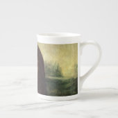 De Mona Lisa Leonardo da Vinci Porselein Kop (Rechts)