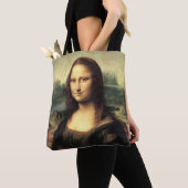 De Mona Lisa Leonardo da Vinci Tote Bag (Dichtbij)