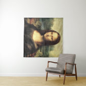 De Mona Lisa Leonardo da Vinci Wandkleed (In Situ (horizontaal))