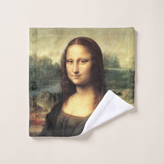 De Mona Lisa Leonardo da Vinci Washandje (Wasdoekje)