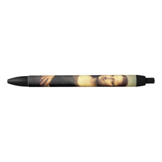 De Mona Lisa Leonardo da Vinci Zwarte Inkt Pen (Voorkant)