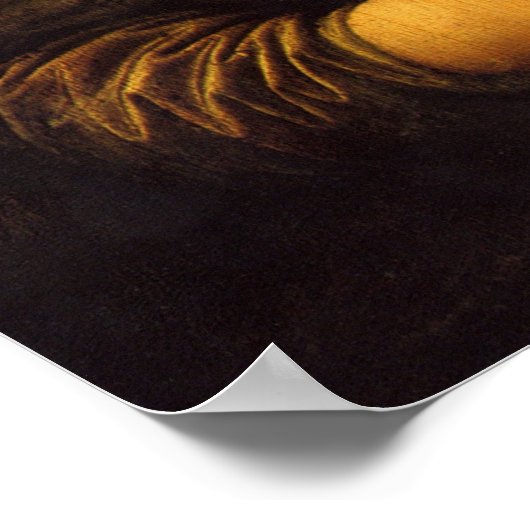 De Mona Lisa Poster (Hoek)