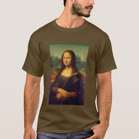 De Mona Lisa van Da Vinci T-shirt (Voorkant)