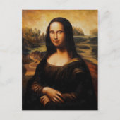 De Mona Lisa van Leonardo Da Vinci Briefkaart (Voorkant)