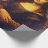 De Mona Lisa van Leonardo Da Vinci Cadeaupapier (Hoek)