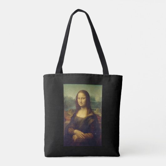 "DE MONA LISA" VAN LEONARDO DA VINCI-CANVAS TAS (Achterkant)