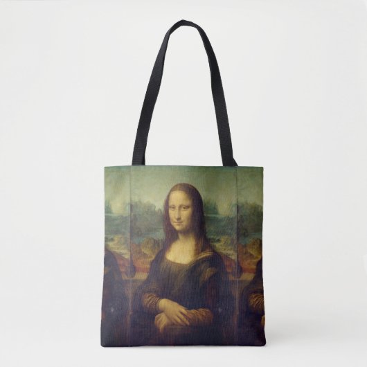 "DE MONA LISA" VAN LEONARDO DA VINCI-CANVAS TAS (Voorkant)