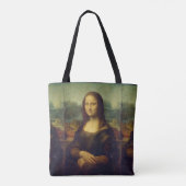 "DE MONA LISA" VAN LEONARDO DA VINCI-CANVAS TAS (Achterkant)