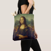 "DE MONA LISA" VAN LEONARDO DA VINCI-CANVAS TAS (Dichtbij)