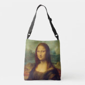 De Mona Lisa van Leonardo Da Vinci Crossbody Tas (Achterkant)