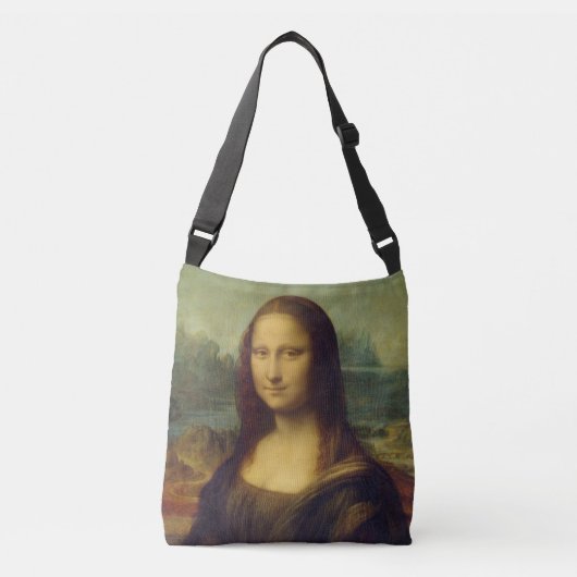 De Mona Lisa van Leonardo Da Vinci Crossbody Tas (Voorkant)