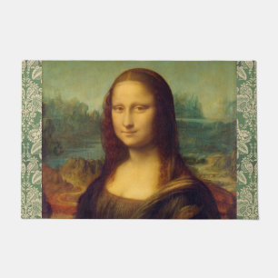 De Mona Lisa van Leonardo Da Vinci Deurmat