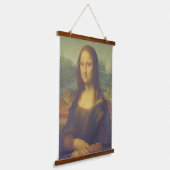 De Mona Lisa van Leonardo Da Vinci Fine Art Hangend Wandkleed (Gebogen)