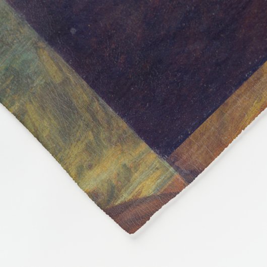 De Mona Lisa van Leonardo Da Vinci Fleece Deken (Hoek)