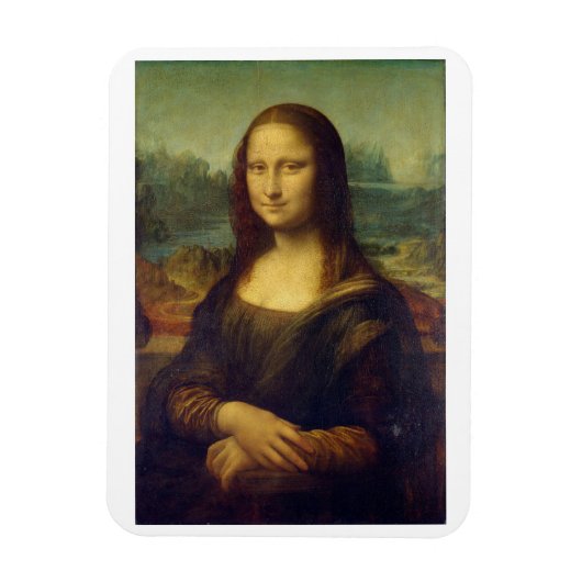 "DE MONA LISA" VAN LEONARDO DA VINCI FOTO MAGNEET (Verticaal)