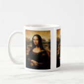 De Mona Lisa van Leonardo Da Vinci Koffiemok (Links)