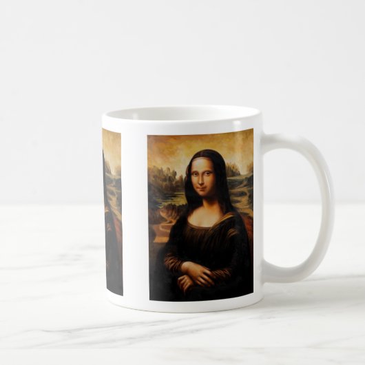 De Mona Lisa van Leonardo Da Vinci Koffiemok (Rechts)