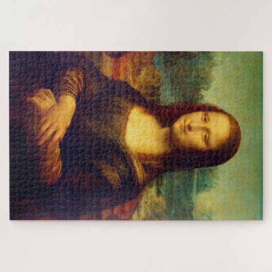 De Mona Lisa van Leonardo Da Vinci Legpuzzel (Horizontaal)