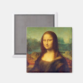 De Mona Lisa van Leonardo Da Vinci Magneet (Voorkant / Achterkant)