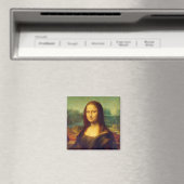 De Mona Lisa van Leonardo Da Vinci Magneet (Insitu (Vaatwasser))