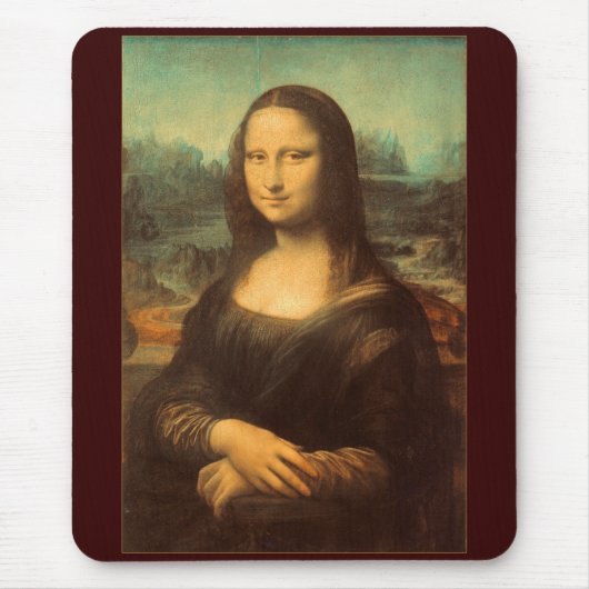 De Mona Lisa van Leonardo da Vinci Muismat (Voorkant)
