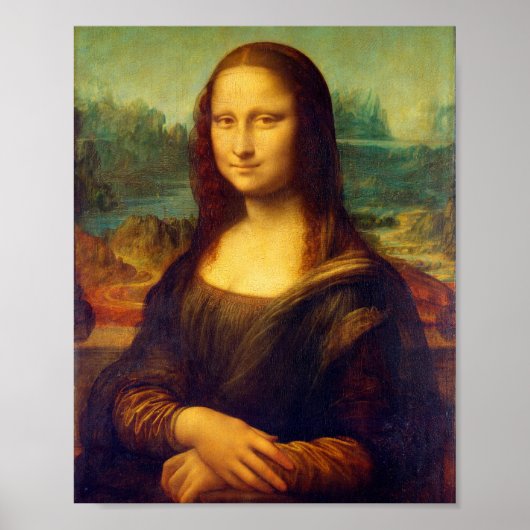 De Mona Lisa van Leonardo Da Vinci Poster (Voorkant)