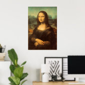De Mona Lisa van Leonardo da Vinci Poster (Thuiskantoor)