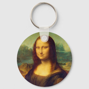 De Mona Lisa van Leonardo Da Vinci Sleutelhanger