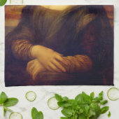 De Mona Lisa van Leonardo Da Vinci Theedoek (Gevouwen)