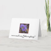 De Monarch van Card~ van het moederdag Kaart (Achterkant)