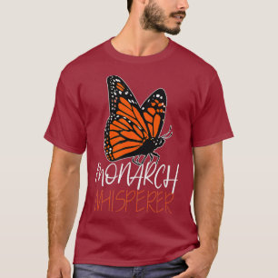 De Monarch Whisperer Cute Entomology Lover Gift T-shirt