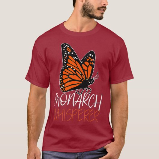 De Monarch Whisperer Cute Entomology Lover Gift T-shirt (Voorkant)