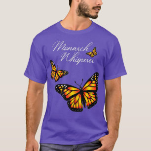 De Monarch Whisperer Cute Entomology Lover Gift T-shirt