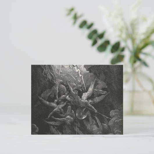 De mond van de hel van Gustave Dore Briefkaart (Staand voorkant)