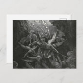 De mond van de hel van Gustave Dore Briefkaart (Voorkant / Achterkant)