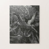 De mond van de hel van Gustave Dore Legpuzzel (Verticaal)