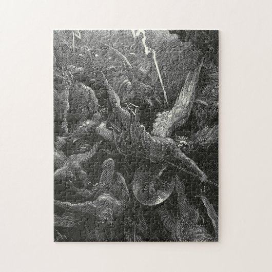 De mond van de hel van Gustave Dore Legpuzzel (Verticaal)