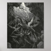 De mond van de hel van Gustave Dore Poster (Voorkant)