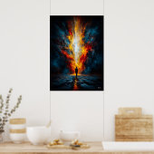 De Mond van het Oordeel – Monumentale Expressionis Poster (Keuken)