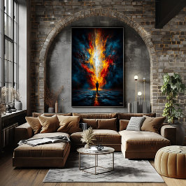 De Mond van het Oordeel – Monumentale Expressionis Poster
