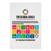 De mondiale doelstellingen perfect poster (Voorkant)