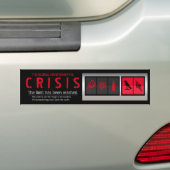 DE MONDIALE MILIEUCRISIS [Sticker] Bumpersticker (Op auto)