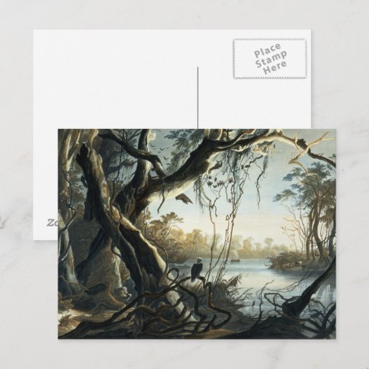 De monding van de Fox-rivier, Indiana, bord 5 van Briefkaart (Voorkant / Achterkant)