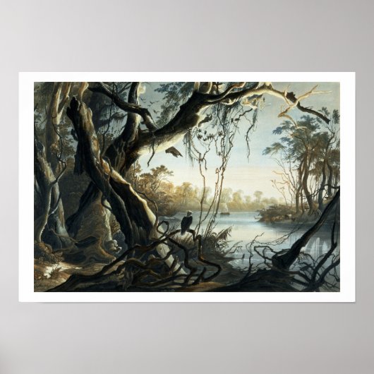 De monding van de Fox-rivier, Indiana, bord 5 van Poster (Voorkant)
