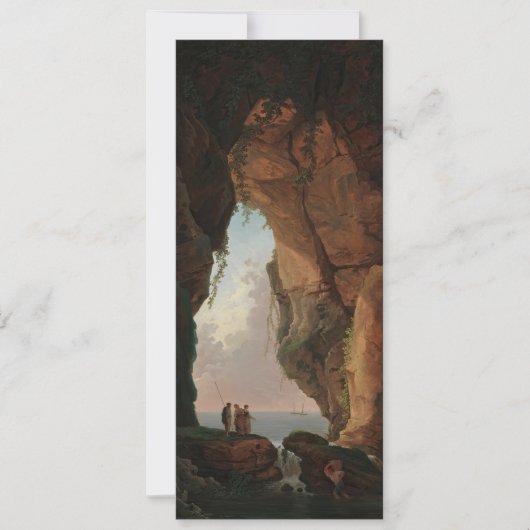 De monding van een grot (1784) Hubert Robert (Voorkant)
