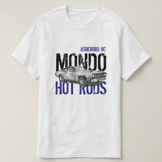 De Mondo T - EENVOUDIGE HOT ROD T-shirt (Design voorkant)