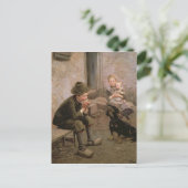 De mondorgaanspeler briefkaart (Staand voorkant)